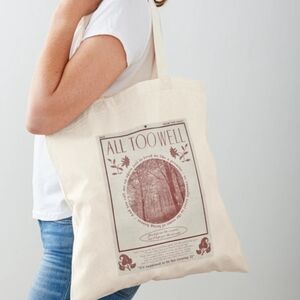 Taylor Swift "All Too Well" 10-Minute Version Canvas Tote Bag NWOT